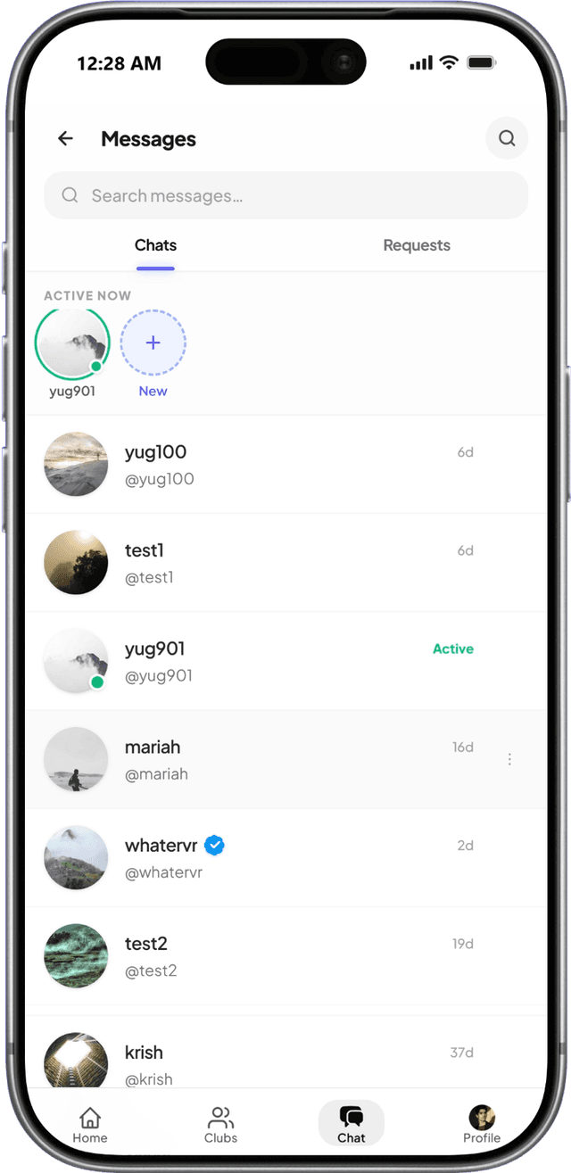 UniConfess real-time messaging interface for student communication